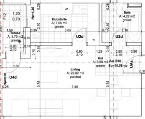 Apartament 1 cameră, 38.58 mp, zona Lipovei - imagine 2