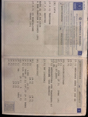 Mercedes Benz 116 350 SE 1974 V8 3.5L Cutie automata Clasic - imagine 8