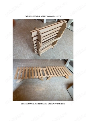 Set sezlonguri si paturi suplimentare din fag