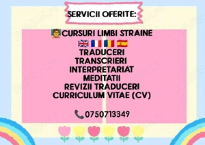 Traduceri Revizii Limba Engleza Franceza Spaniola - imagine 3