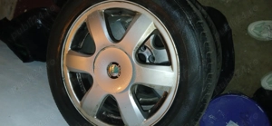 Jante aluminiu cu cauciucuri de vara. - imagine 3