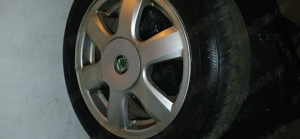 Jante aluminiu cu cauciucuri de vara. - imagine 4