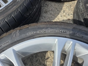 Set jante originale aliaj aluminiu argintiu Audi 5x112 R20 20" A7 S7 4K C8 S-Line  8,5J x ET30 - imagine 4