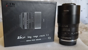 Vând obiectiv macro 7Artisans 60mm f2.8 mk1 montura Fuji X