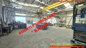HALĂ De Vânzare Pitești - Ștefănești 520 Mp. Teren 3000 Mp. BETONAT 100 % Utilități Panouri 30 KW - imagine 5