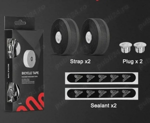 Ghidolina ghidon cursiera semicursiera moale antiderapanta orificii ventilație handlebar tape