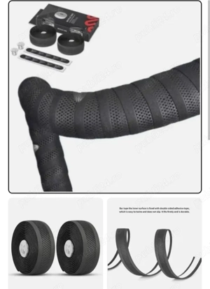 Ghidolina ghidon cursiera semicursiera moale antiderapanta orificii ventilație handlebar tape - imagine 8