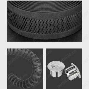 Ghidolina ghidon cursiera semicursiera moale antiderapanta orificii ventilație handlebar tape - imagine 2