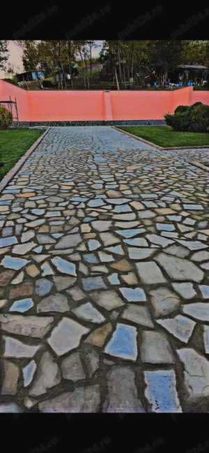 Piatră naturală pentru placat și pavat