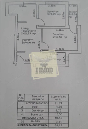 Apartament mobilat cu 3 camere balcon parcare in Arhitectilor - imagine 10
