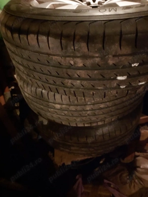 Set 4 jante aliaj cu anvelope vară - imagine 5