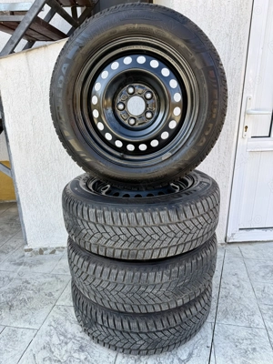 Set roti iarna 205/60 R16 Fulda DOT 2024 + jante 16 5x114.3 Hyundai Kia Toyota Nissan Mazda - imagine 3