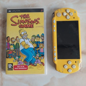 [PSP] Vând joc The Simpsons Game original + consolă BONUS [poze reale]