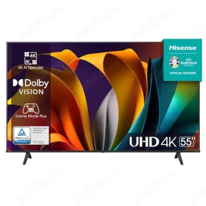 Tv 139cm, 55 inch, Hisense, Smart, 4k, garanție, sigilat 