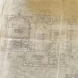 Apartament de 3 camere,58 mp Botosani