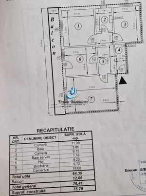 Apartament 3 camere, parter inalt, bloc 1984, zona Muzeu Piatra Neamt - imagine 7