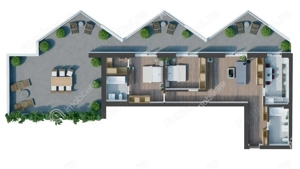 Penthouse 3 camere 85 mp utili parcare subterana boxa 110 mp teresa - imagine 8