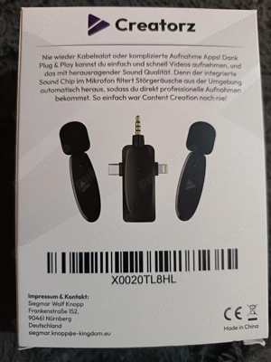 Microfoane lavaliere Creatorz