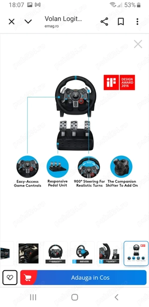 volan de loc loghitech g29 noy