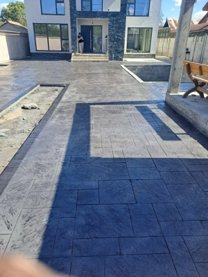 beton amprentat  și vertical 