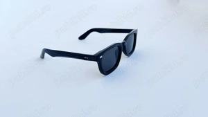 Ochelari de soare Moscot Klutz Style - Ochelari Dreptunghiulari Negri - imagine 2