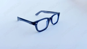 Rame ochelari Moscot Klutz Style - Rama neagra Lentile transparente - imagine 5