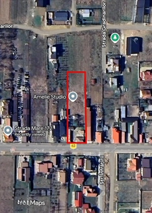 Teren 2195 mp Cihei strada Principala