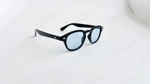 Ochelari de soare Moscot Lemtosh - Rama neagra Lentile albastre