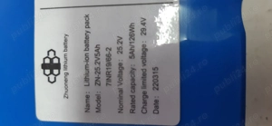 Baterie Acumulator trotineta 25,2V - 5Ah 