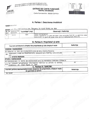 Urgent vanzare teren intravilan 829mp - Sat Tanganu, Cernica, Ilfov - imagine 2