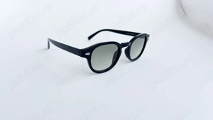 Ochelari de soare Moscot Lemtosh - Rama neagra Lentile verzi degrade