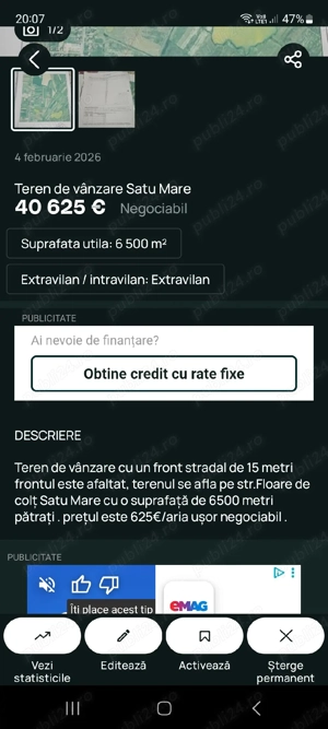 teren satu mare  - imagine 2