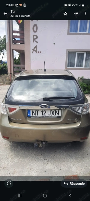 Subaru Impreza an 2009 - imagine 5