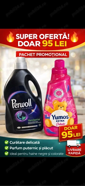 perwol  și balsam pentru curățarea hainelor  