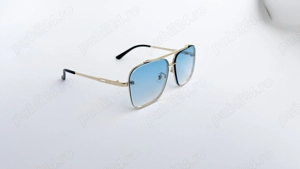 Ochelari de soare Dita Mach Six - Rama aurie Lentile albastre degrade