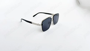 Ochelari de soare Dita Mach Six - Rama argintie Lentile negre