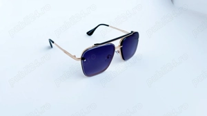 Ochelari de soare Dita Mach Six - Rama argintie Lentile violet degrade