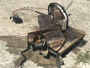 Cizma Barca Transmisie Z Volvo Penta 250 cu tot cu prindere suport  Transmisie Z Volvo Penta 250 - imagine 3