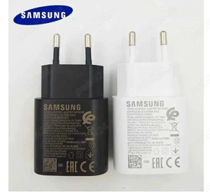 incarcatoare originale Samsung 25w superfast charge usb type c , albe sau negre , noi