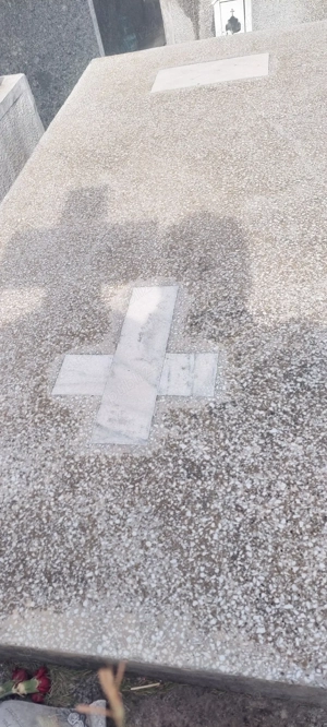 Placă criptă Cimitirul Militar Pitești