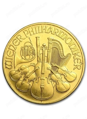 1 4 uncie Monedă de Aur Filarmonica din Viena