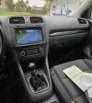 VW Golf 6 1.4TSI Navigatie SenzoriParcare DubluClima CamerăMarșarier Bluethoot Euro5  - imagine 18