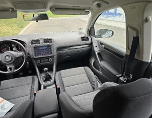 VW Golf 6 1.4TSI Navigatie SenzoriParcare DubluClima CamerăMarșarier Bluethoot Euro5  - imagine 9