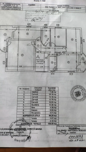Apartament 4 camere, 1 apartament pe etaj - imagine 2