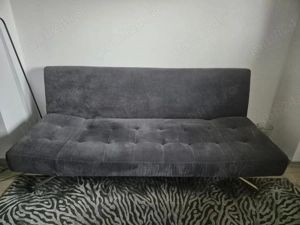 Canapea BoConcept gri petrol, extensibila   retapitata, design modern