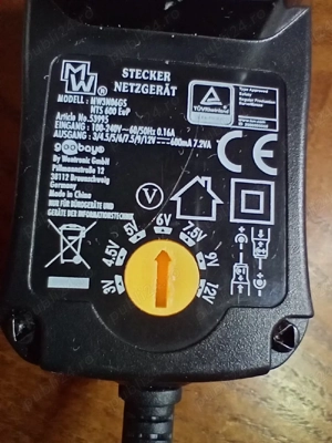 Adaptor reglabil Goobay, functional 600 mA, 3V - 12V