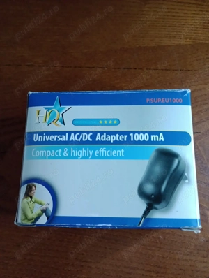 Adaptor reglabil model HQ, funcțional, 3V - 12V, 1000A