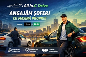  Angajăm Șoferi cu Mașina Proprie   Uber   Bolt în Timișoara