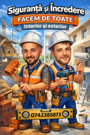 Executăm lucrări în construcţii 