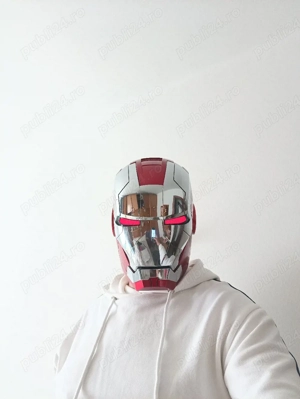 vand masca  Iron man electronică comanda vocala si telecomanda  - imagine 2